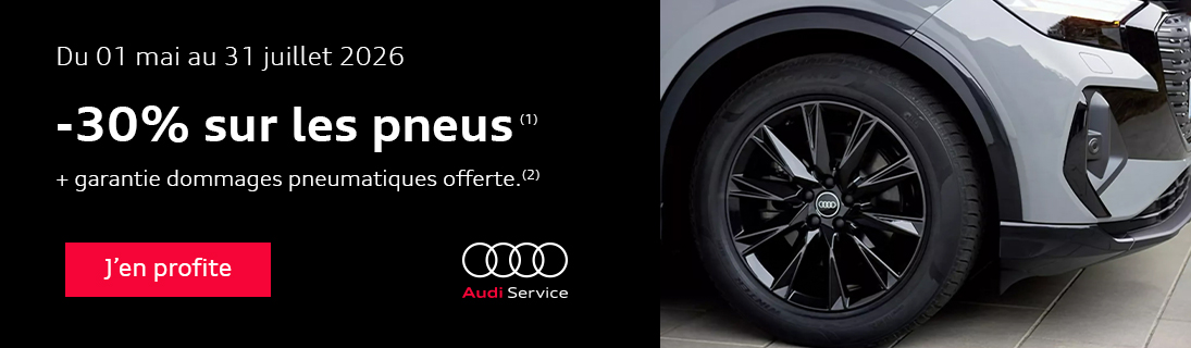 Profitez de -30% sur vos pneus